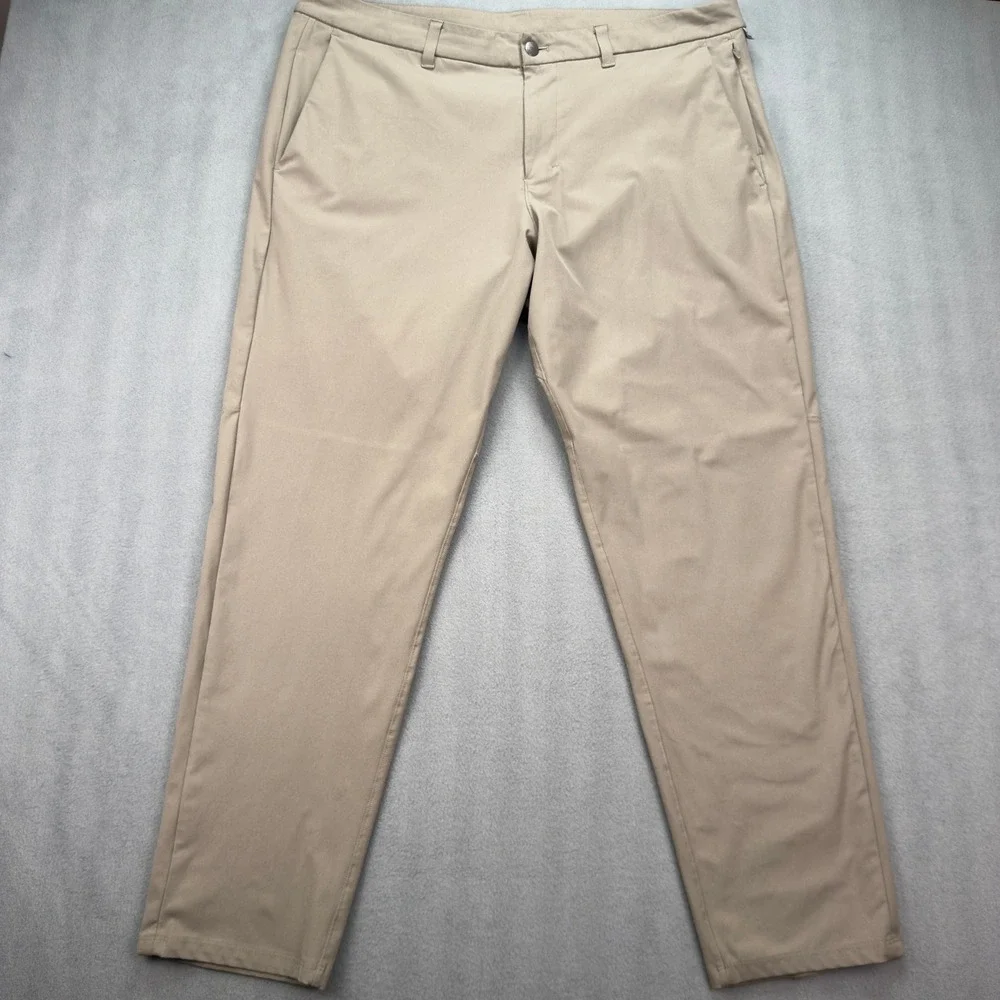 Lululemon Commission Pant Classic 40 Khaki Tan Chino Trousers LM5AF2S